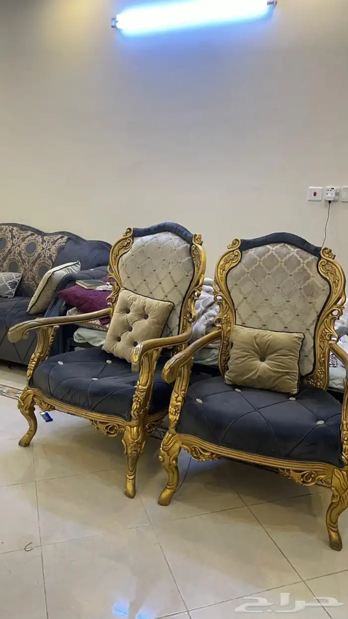 كنب محمود سعيد 7 قطع كنب كلاسيك 8