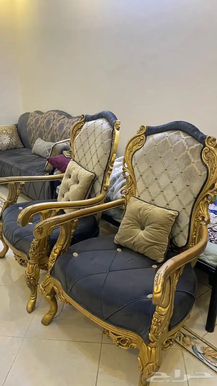 كنب محمود سعيد 7 قطع كنب كلاسيك 7