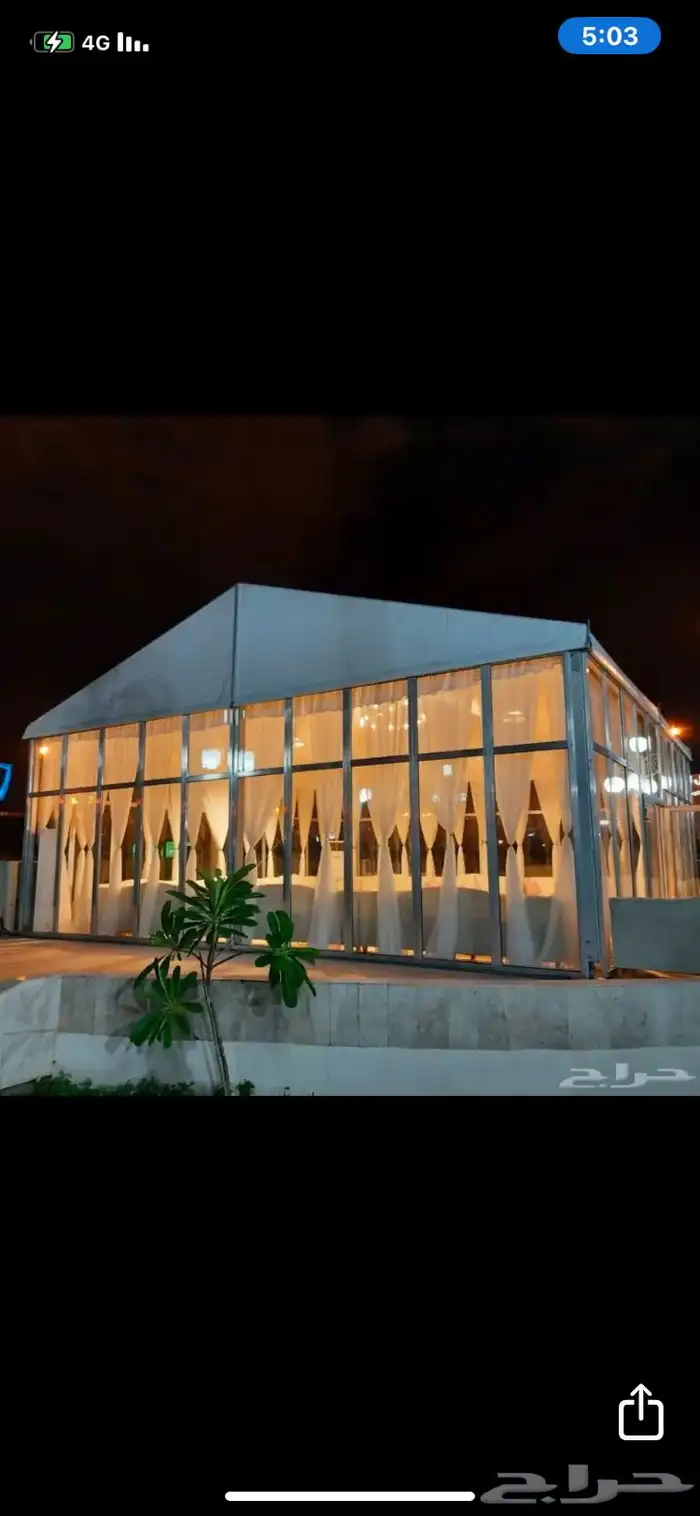خيام أوروبية للإيجار بجميع المساحات 7