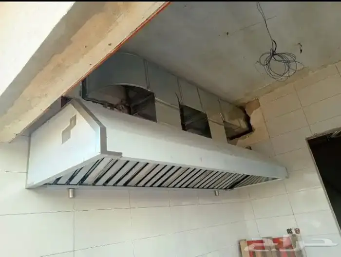 تركيب مدخنة أستيل مع مواسير استيل اصلي مع فلتر فرايشيار 29