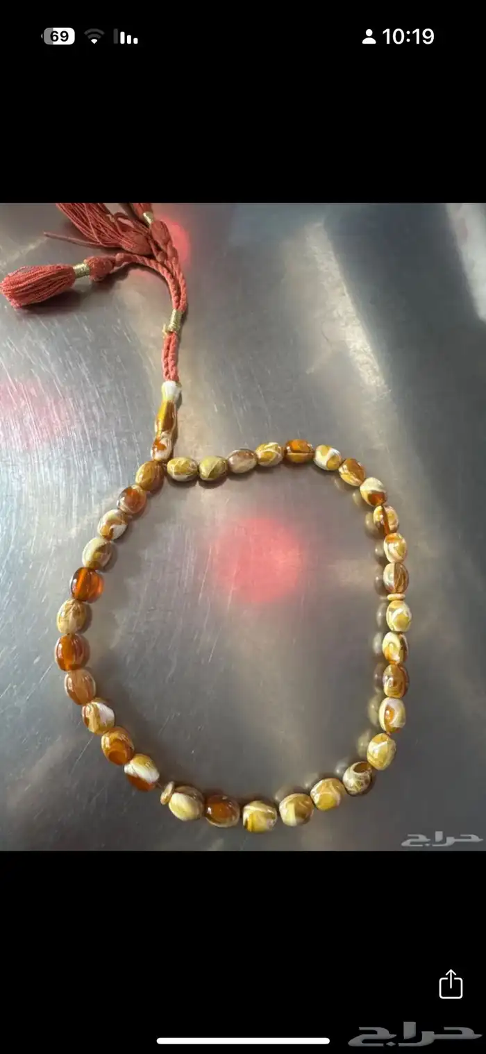 مسبحه كهرمان نادره 0