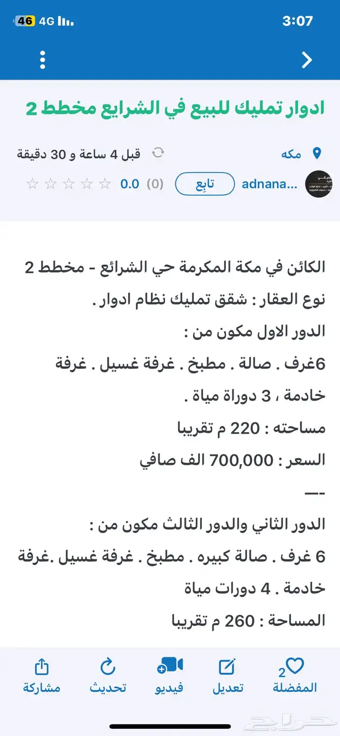 ادوار تمليك للبيع في الشرايع مخطط 2 11