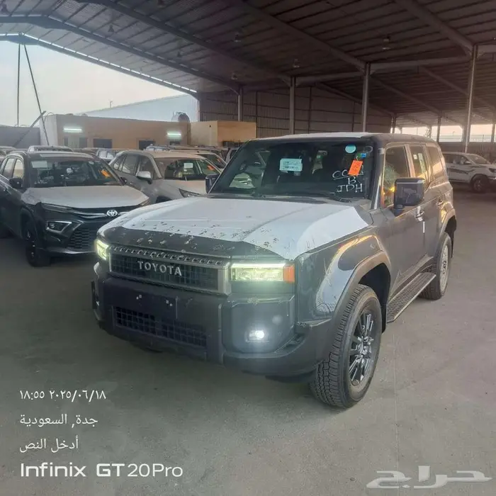 برادو تي اكس ال 1 رمادي بنزين 2025 اقل سعر كاش واقساط 5