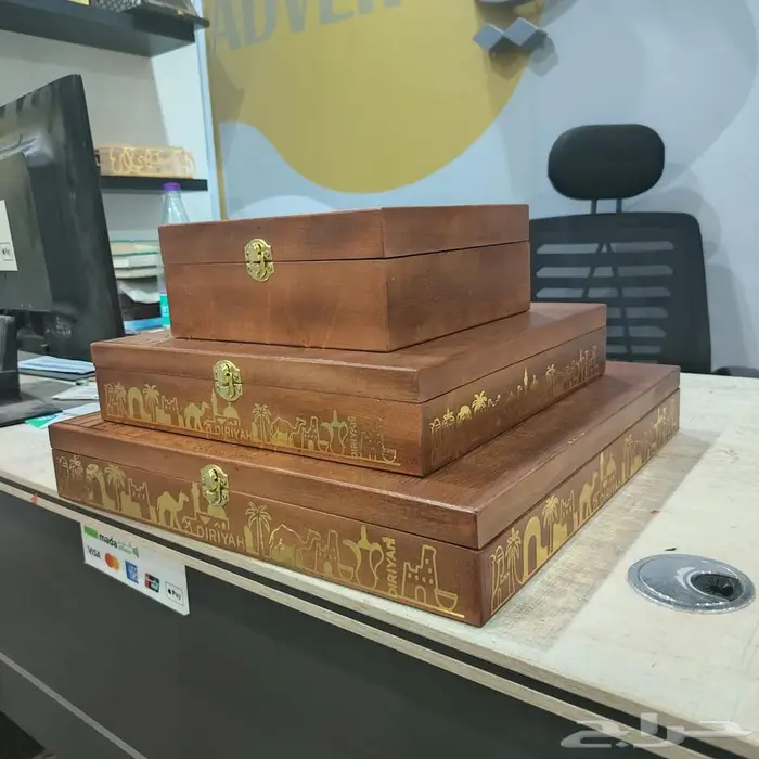 بوكسات خشبيه فاخره 5