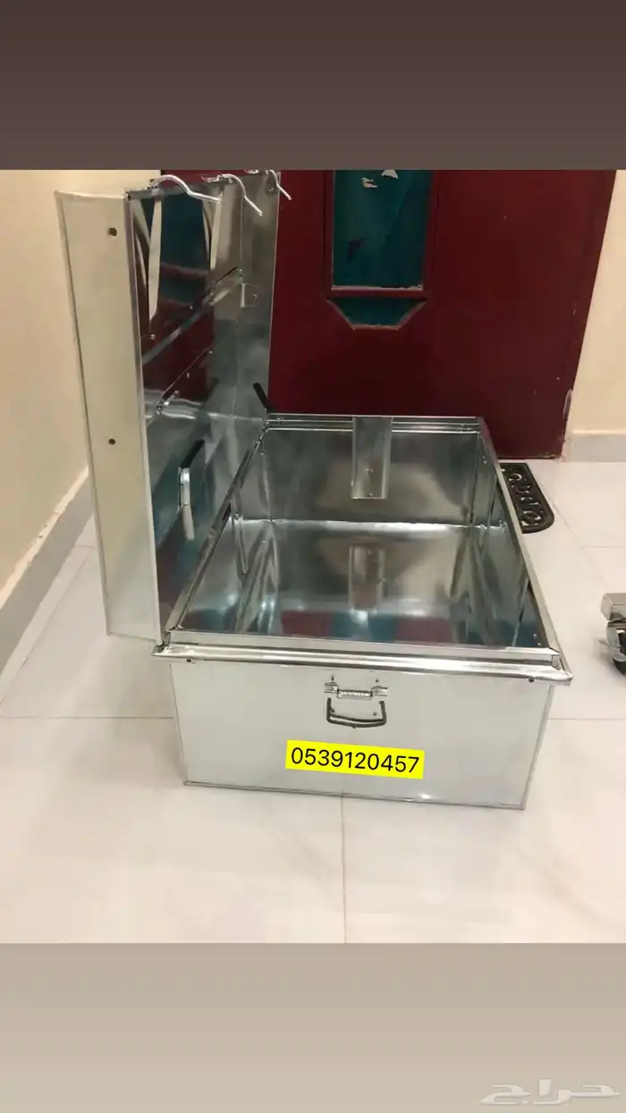 صندوق حديد صاج مجلفن لتخزين الأوراق والملابس والملفات 2