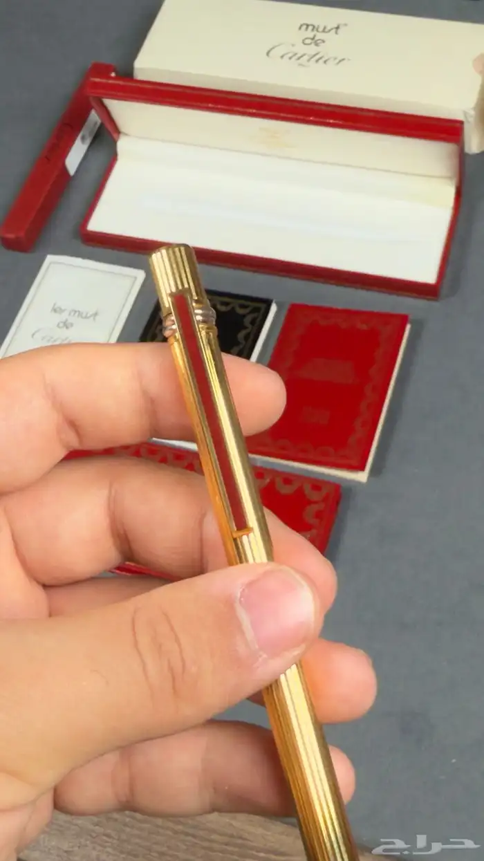قلم must de Cartier godron 1988 9