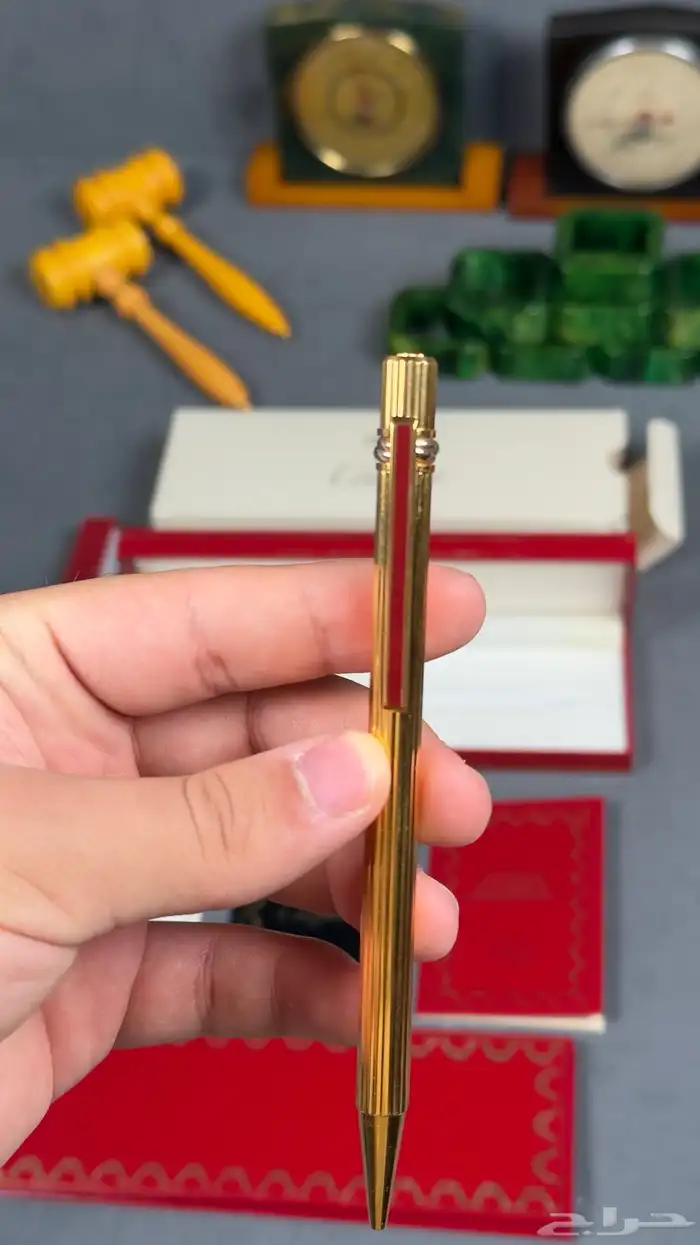 قلم must de Cartier godron 1988 7