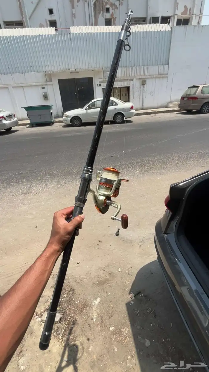 سنارة مستخدمه للبيع صناعة كورية . 0