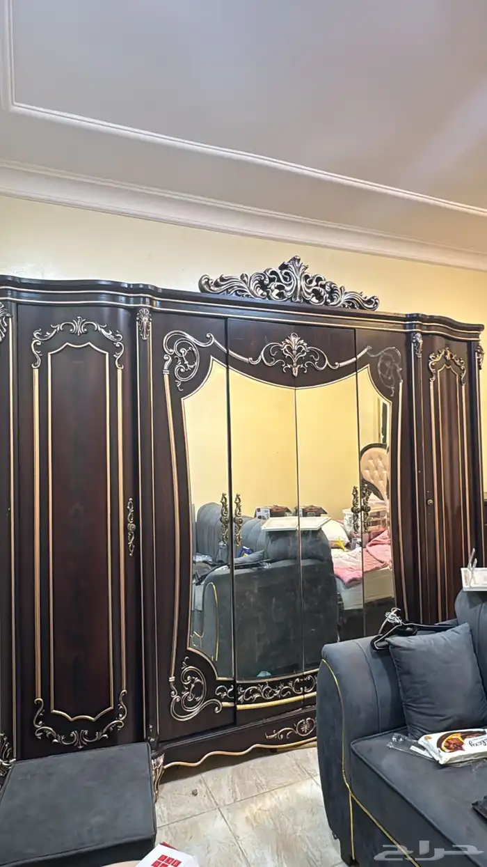 غرفة نوم مطبخ كنب مكيف ثلاجه فريزر 14