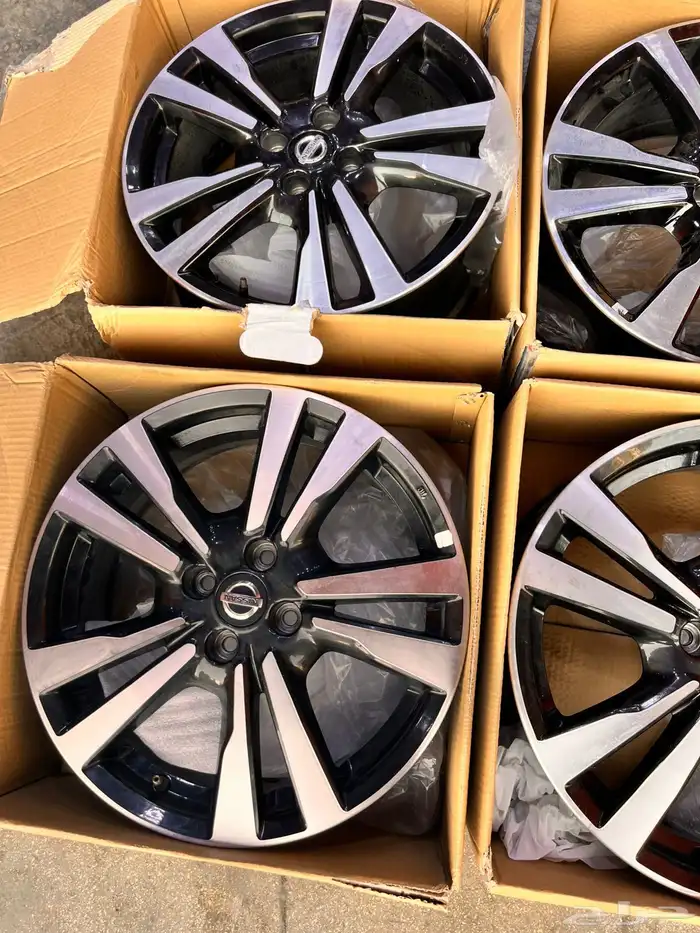 جنوط نيسان التيما مقاس 17 اصلي وكاله اخت الجدد 14