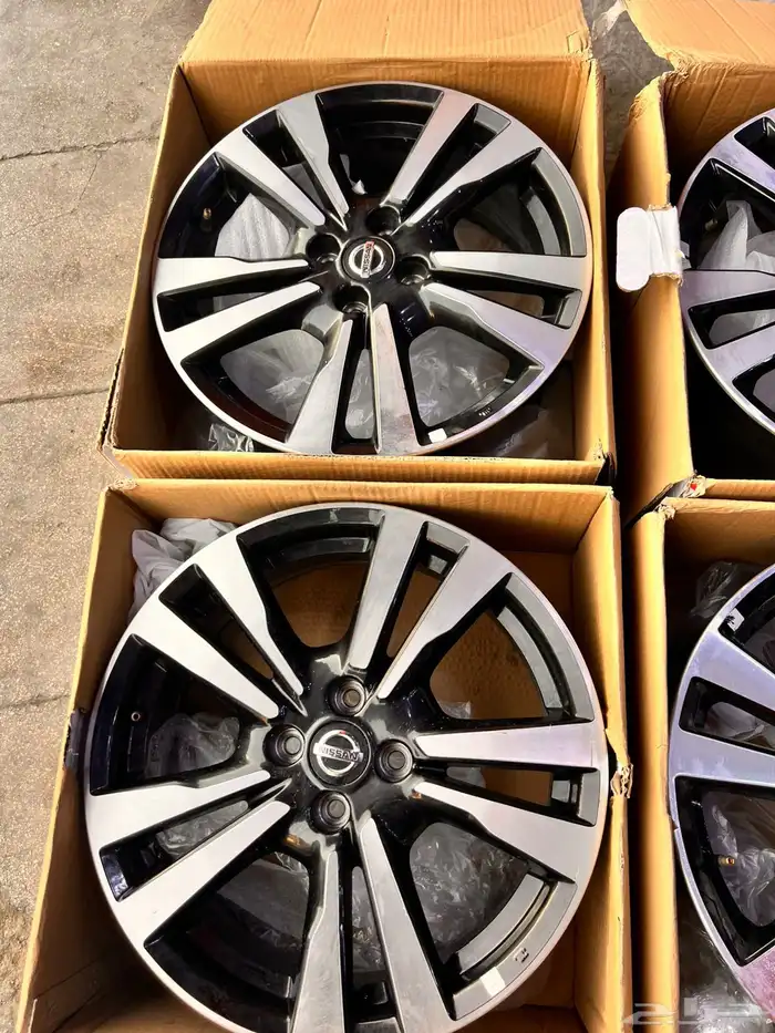 جنوط نيسان التيما مقاس 17 اصلي وكاله اخت الجدد 7