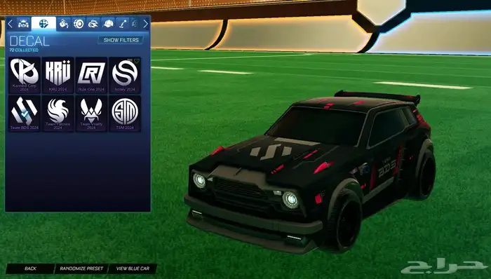 حساب روكيت ليق ديكلات rlcs 11