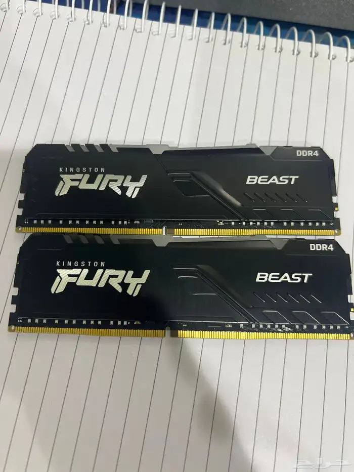 رام كنغستون فيوري 16GB(8X2) DDR4 3200mhz RGB 0