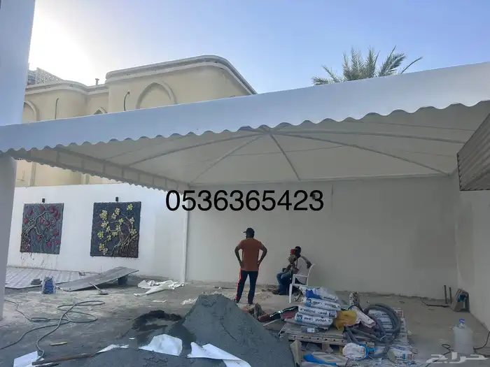 مظله متحركه مضلات كابولي تغيير قماش مظلات جده 4