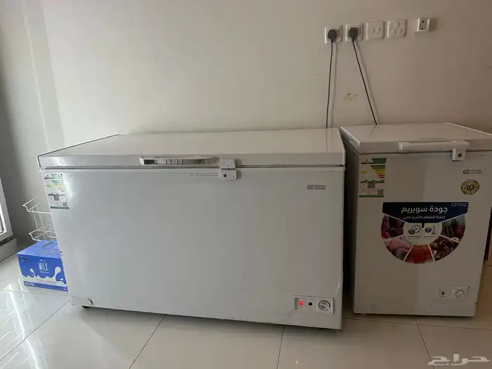 ثلاجه كبيره اخت الجديده مع فريزنين 3