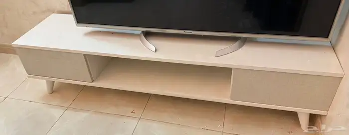 طاولة تلفزيون ابيض جديد 1