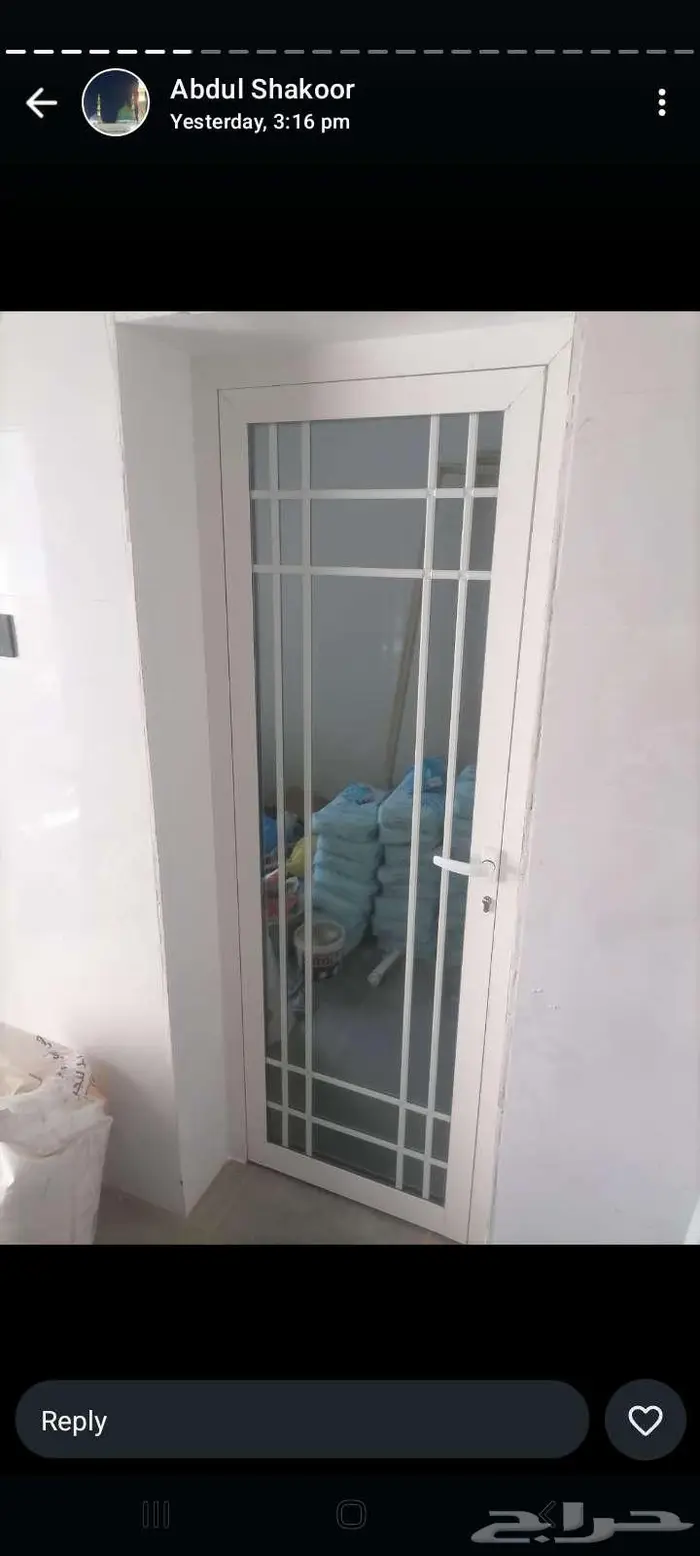 المنيوم باب دبل ذجاج شبابيك 3