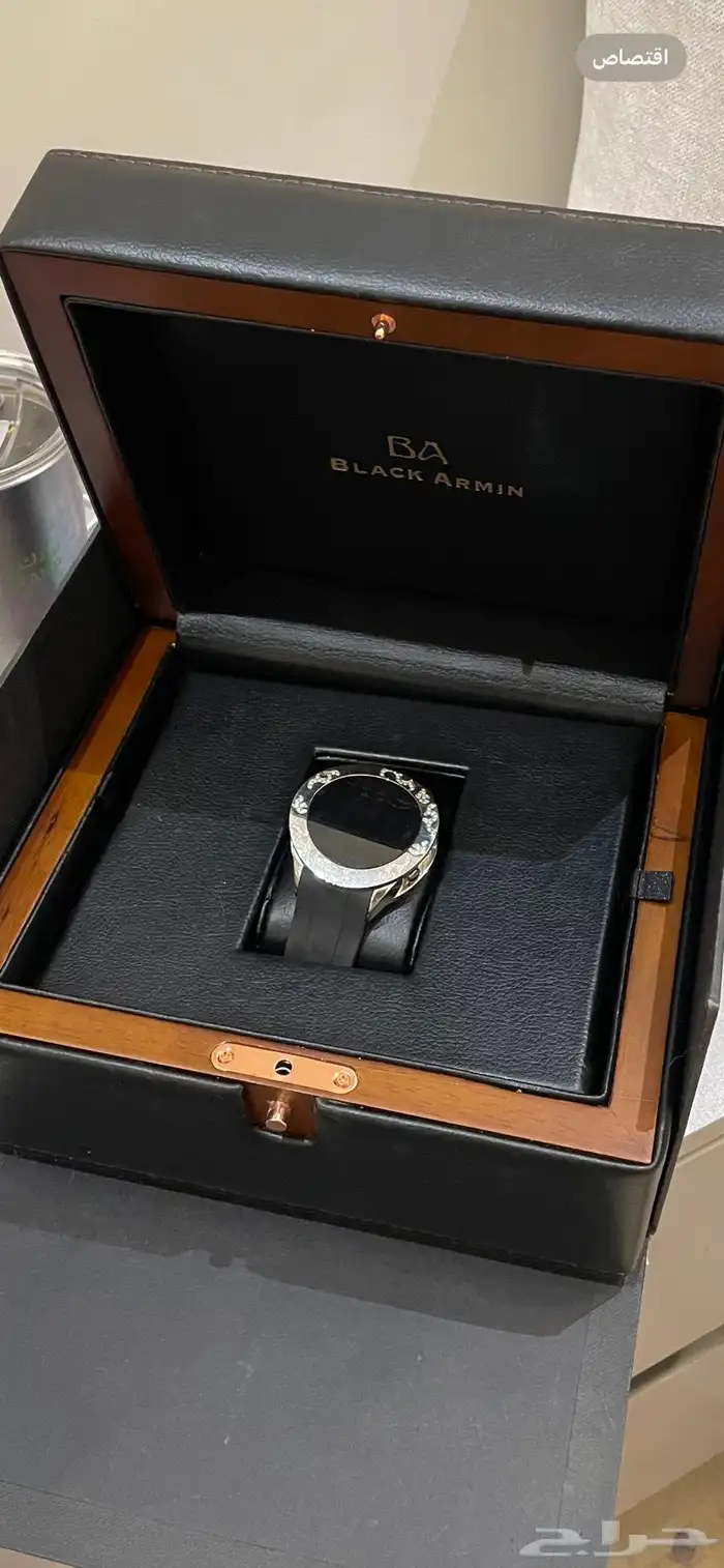 ساعة بلاك ارمن Black Armin الماس 0