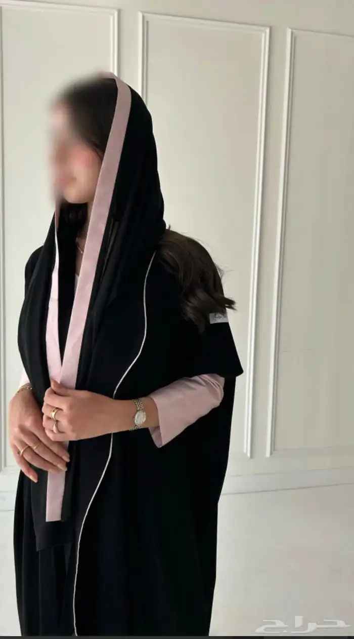 عبايه سوداء aura abaya 0