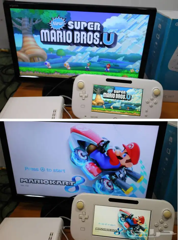 جهاز wii U بكامل الملحقات 6
