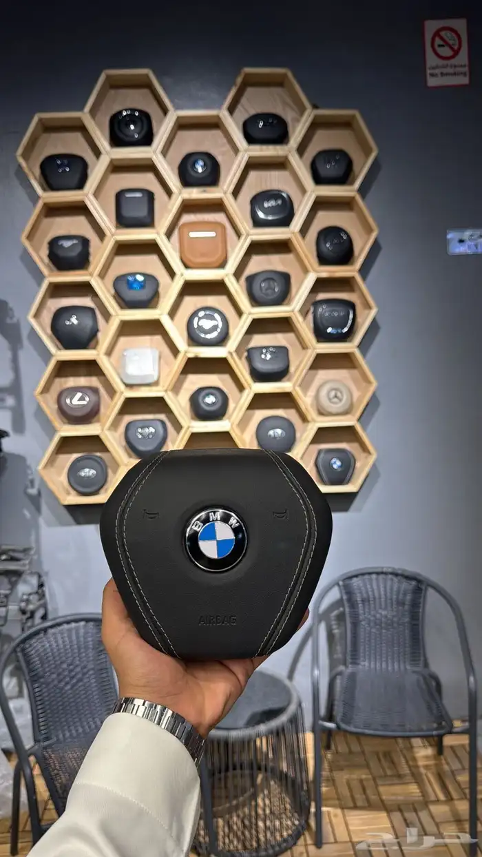 غطاء ايرباق بي ام ارباقBMW قشرة طبلون حزام برمجة اطفاء لمبة 22