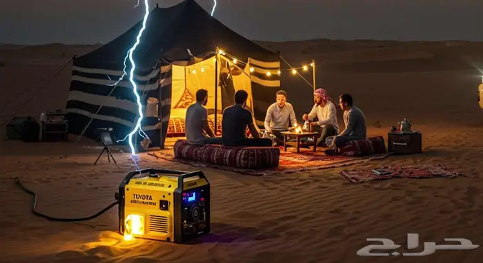مولد كهرباء 5 كيلو وات صامت انفرتر   باور بنك بطارية السيارة 1