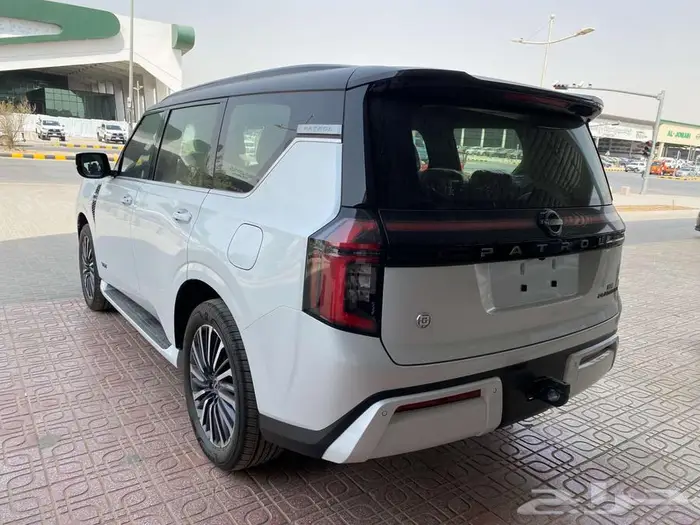 نيسان باترول بلاتنيوم تيربو 2025 ابيض خليجي 6