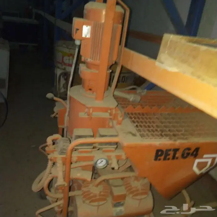 مكائن تليس و رش مواد اسمنتي ألمانية جديدة لم تستخدم 1