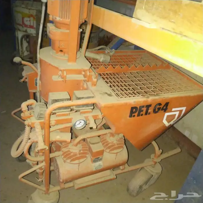 مكائن تليس و رش مواد اسمنتي ألمانية جديدة لم تستخدم 3