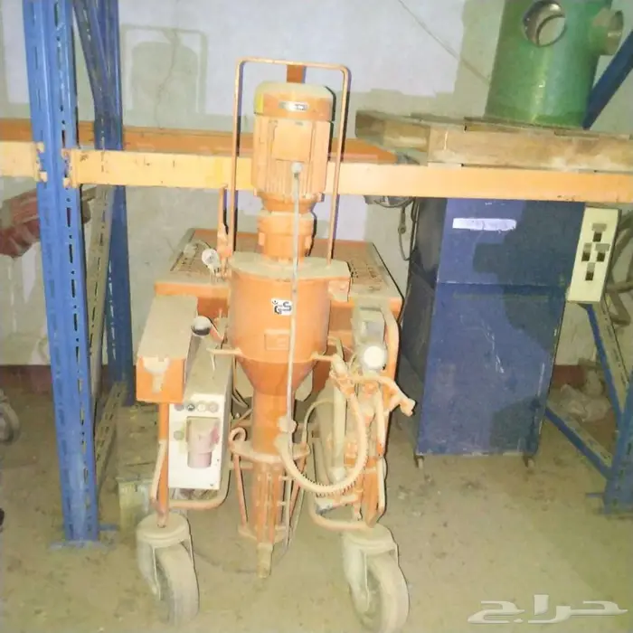 مكائن تليس و رش مواد اسمنتي ألمانية جديدة لم تستخدم 4