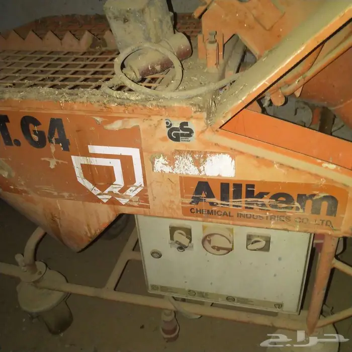 مكائن تليس و رش مواد اسمنتي ألمانية جديدة لم تستخدم 2