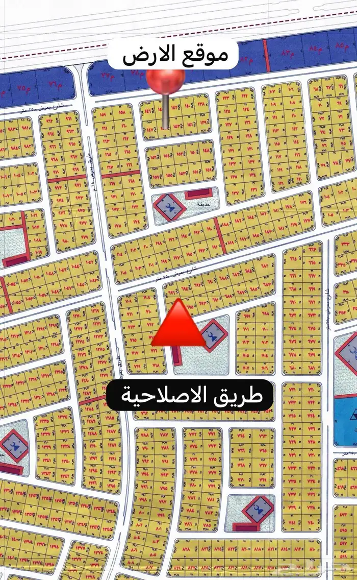 ارض في حي الندى 599 قريب الشارع 2