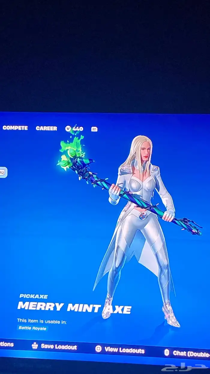 حساب فورت نايت للبيع اكس نعناع النادر و 101 سكن وطور زومبي 18