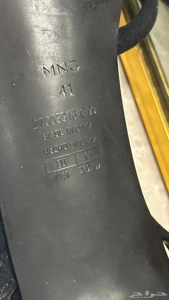 صندل هيلز من مانجو جديد غير مستخدم مقاس 41 6