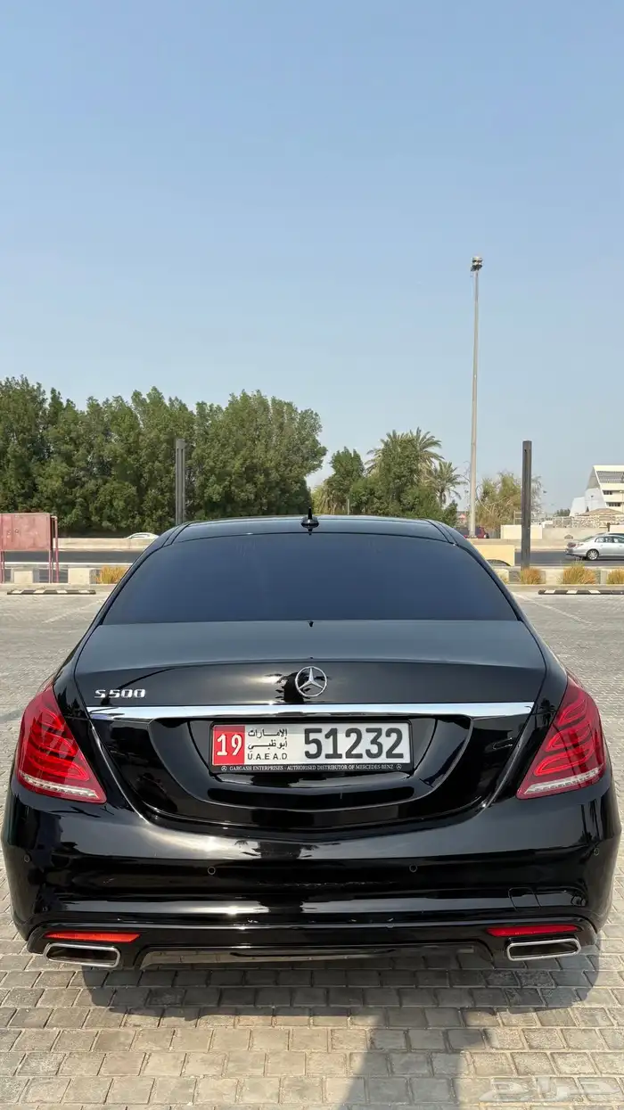 مرسيدس s500 2014 لوح اماراتيه 3