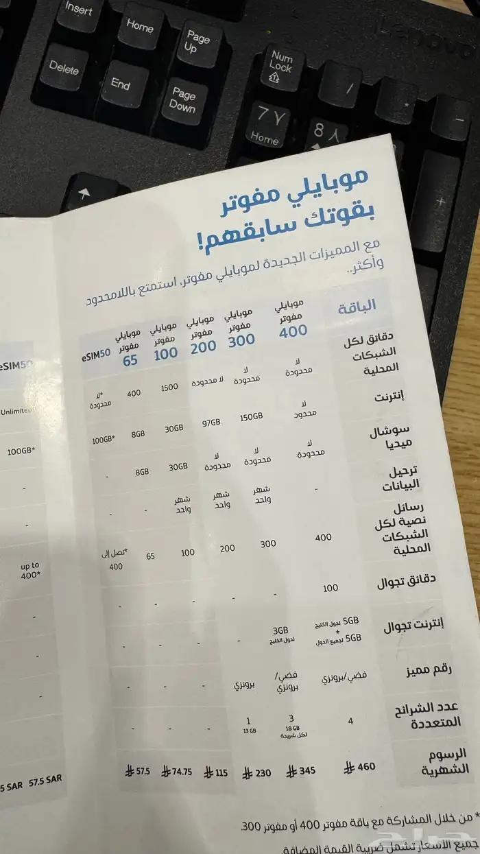 تحويل مشغل موبايلي على باقة مفوتر 2