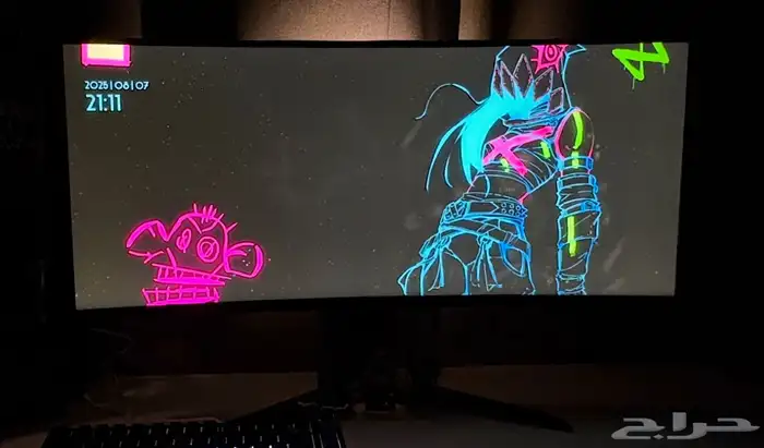 شاشة بي سي للبيع lg 160hz 34inch 0