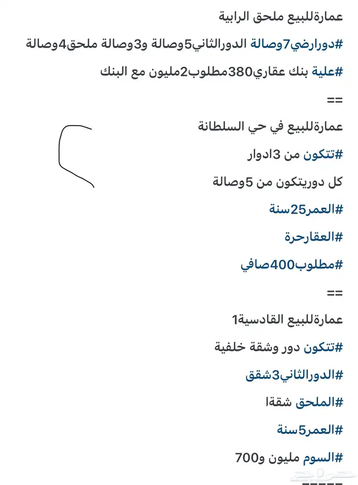 عمائرسكنية للبيع في تبوك 1