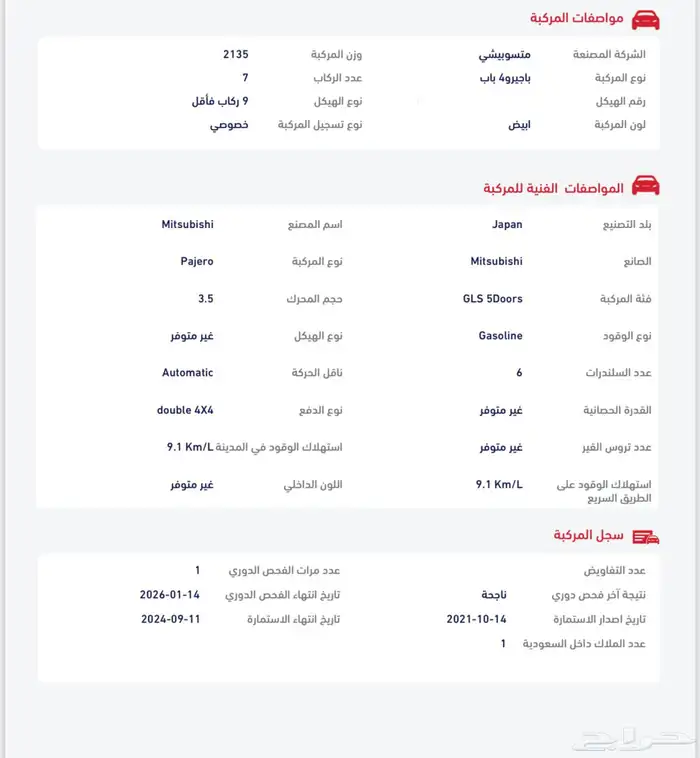 باجيرو 2022 فل كامل (مخزن) مالك اول 61