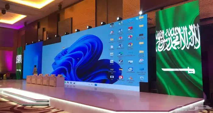 تاجير شاشات عملاقه تاجير مسرح بيمات ليازر 0