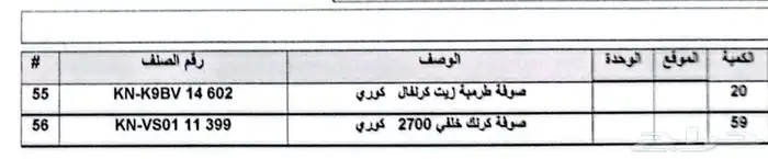 قطع غيار كيا 2010 وتحت 2
