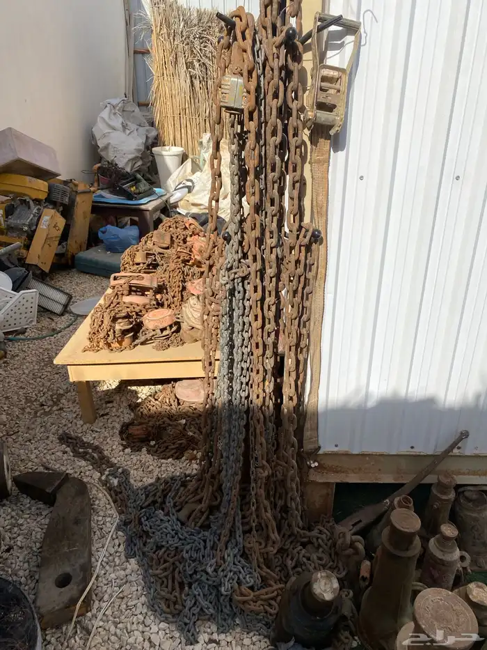 جنازير أنوع واحجام شيالات كل مايخص التحميل للكرينات والدي 4