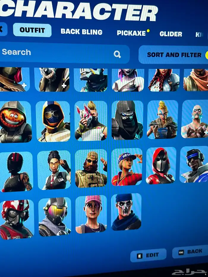 حساب فورت نايت نادر طور الزومبي القديم 2