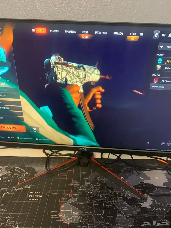 شاشه قيمنق من acer ايسر 2