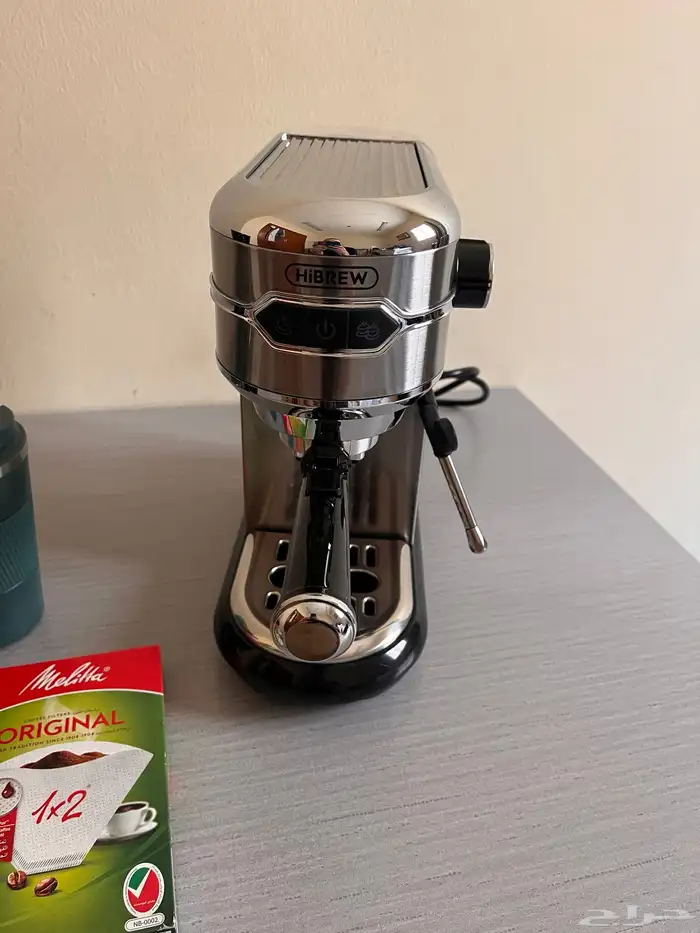 ماكينة قهوة HIBREW ومكنة PHILIPS وكوب حراري 8