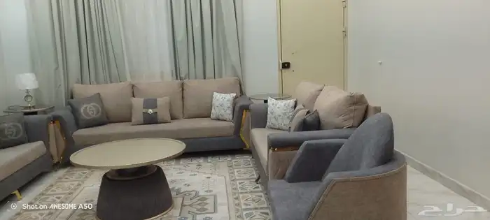 طقم كنب كامل وطاوله طعام 8 كراسي 0