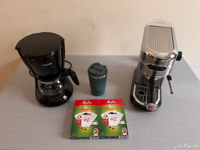 ماكينة قهوة HIBREW ومكنة PHILIPS وكوب حراري 3