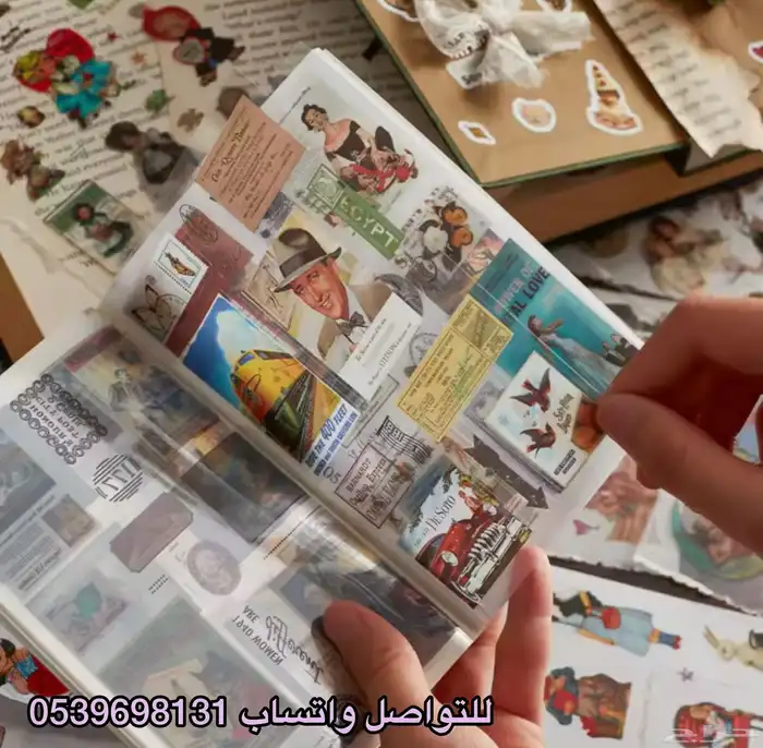 البوم ملصقات فني 7