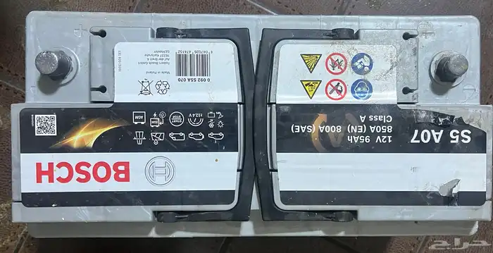 بطارية بحالة ممتازة من شركة بوش A800 1