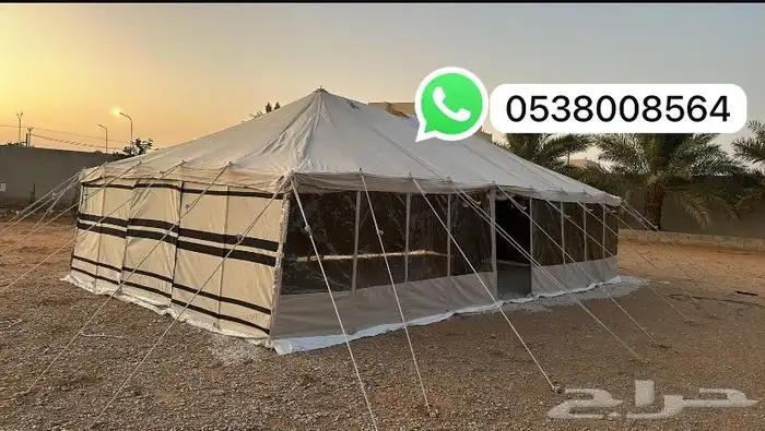 خيام شفاف بدون شفاف عمدان جسور بيوت شعر ابيض اسود 3